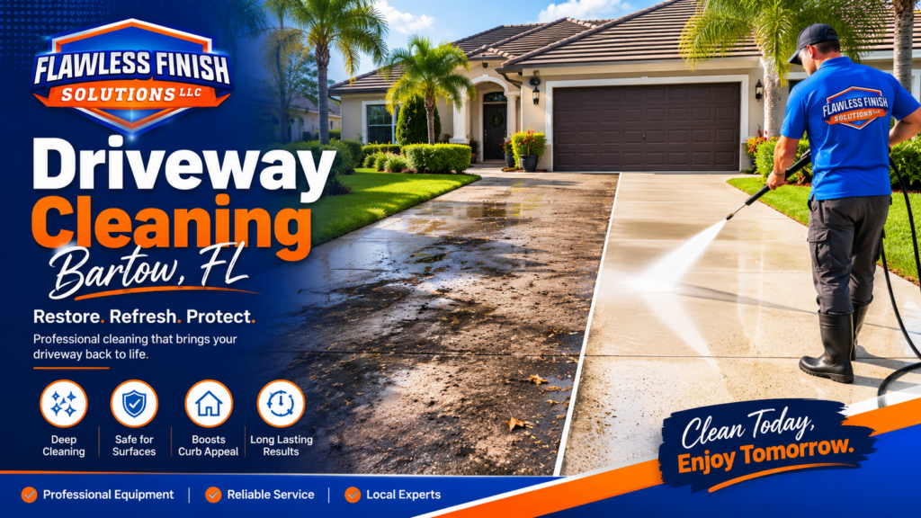 Professional Driveway Cleaning in Bartow, FL