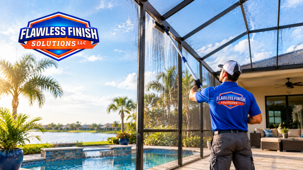 Pool Cage & Lanai Rust Stains: Why They Happen and How to Remove Them Safely
